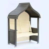 See more information about the AFK Premium Orchard Arbour Charcoal & Cream 2 Seat