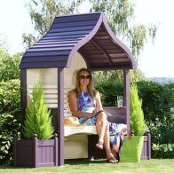 See more information about the AFK Premium Orchard Arbour Lavender & Cream 2 Seat