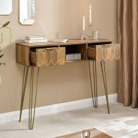 See more information about the Orleans 2 Drawer Console Table Mango