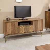 See more information about the Orleans TV Unit Natural 1 Shelf 1 Drawer 2 Doors