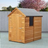 See more information about the Shire Cromer 4' 5" x 6' 3" Apex Shed - Premium Pressure Treated Overlap