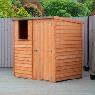 See more information about the Shire Value 6' 1" x 4' Apex Shed - Premium Coated Overlap