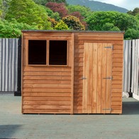See more information about the Shire Value 8' 1" x 6' 6" Pent Shed - Premium Coated Overlap