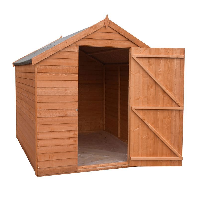 Shire Canterbury 6' 5" x 8' 1" Apex Shed - Classic Dip Treated Overlap