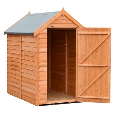 See more information about the Shire Wiltshire 4' 4" x 6' Apex Shed - Premium Dip Treated Overlap