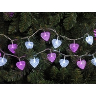 See more information about the Heart Fairy Christmas Lights Multifunction Pink & White Outdoor 100 LED - 6.93m