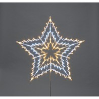 See more information about the Feature Star Christmas Light Animated White & Warm White Outdoor 100 LED 