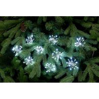 See more information about the Christmas Starburst Fairy Lights White Outdoor 200 LED - 2.7m 
