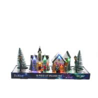 See more information about the Ornament Miniature Christmas Scene Multifunction Multicolour Indoor LED - 13cm 