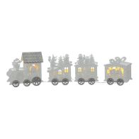 See more information about the Santa's Train Scene Indoor Illuminated Decoration Warm White 42cm