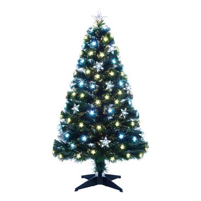 See more information about the 4ft Fibre Optic Christmas Tree Artificial - with LED Lights Blue & White 