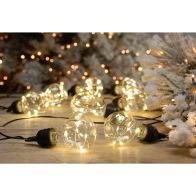 See more information about the 10 x String Festoon Christmas Light Animated Warm White Outdoor 10 LED - 4.5m