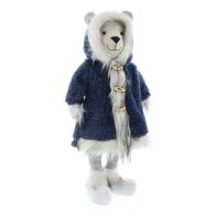 See more information about the Polar Bear Christmas Decoration White & Blue - 47cm 
