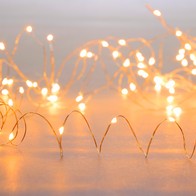 See more information about the Dewdrop Fairy Christmas Lights Multifunction Amber Indoor 200 LED - 9.95m 
