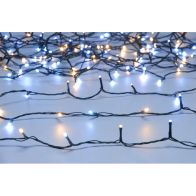 See more information about the Christmas String Fairy Lights Multifunction White & Warm White Outdoor 200 LED - 19.9m 