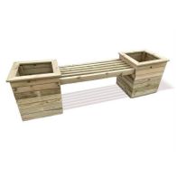 See more information about the Planter Garden Bench by Croft - 2 Seats