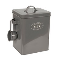 See more information about the Dog Treat Storage Grey Metal 23cm by Banbury