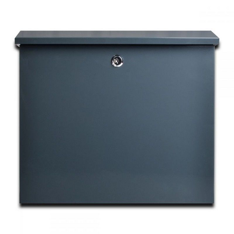 Apollo Letterbox Stainless Steel Anthracite Grey 37cm