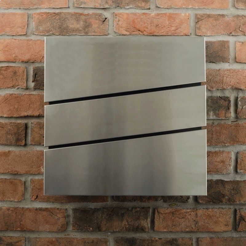 Statement Letterbox Stainless Steel Stainless Steel 40cm