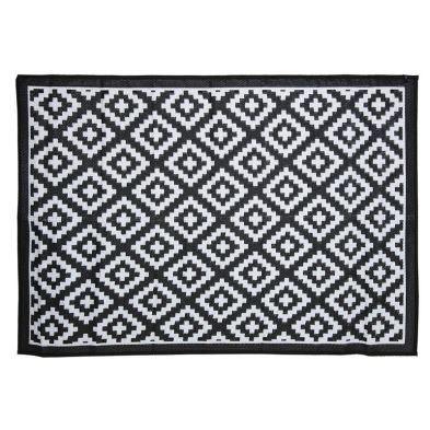 See more information about the Wensum Waterproof Rectangular Rug Black 233x160cm