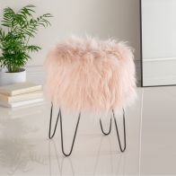 See more information about the Hamilton McBride Blush Fur Footstool