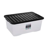 See more information about the Clear Black Lid Crystal 45L Box