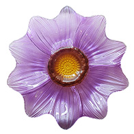 See more information about the 14 Inch Purple Flower Bird Bath