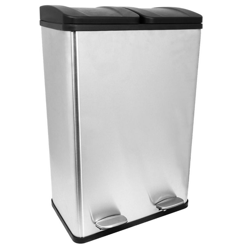 Wensum 2 Compartment Recycle Bin 60L