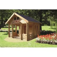 See more information about the Shire Rockingham 12' 9" x 14' 8" Apex Log Cabin - Premium 70mm Cladding Tongue & Groove