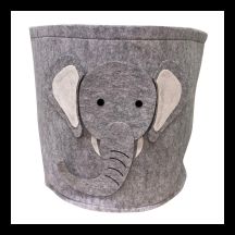 See more information about the Elephant Fabric Laundry Bin 34 Litres - Grey