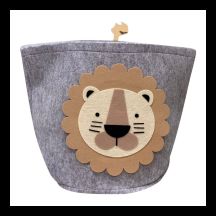 See more information about the Lion Fabric Laundry Bin 34 Litres - Grey