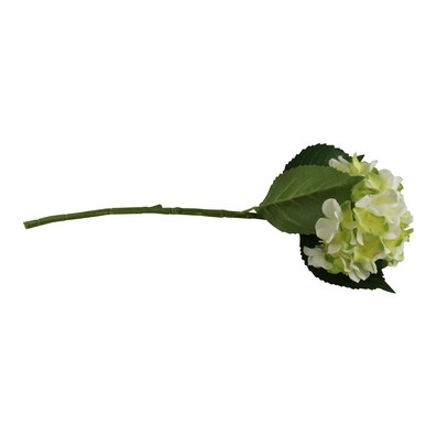See more information about the Hydrangea Artificial Flower Green & White - 49cm