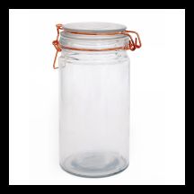 See more information about the Glass Jar Clip-top Lid 1.57 Litres - Clear