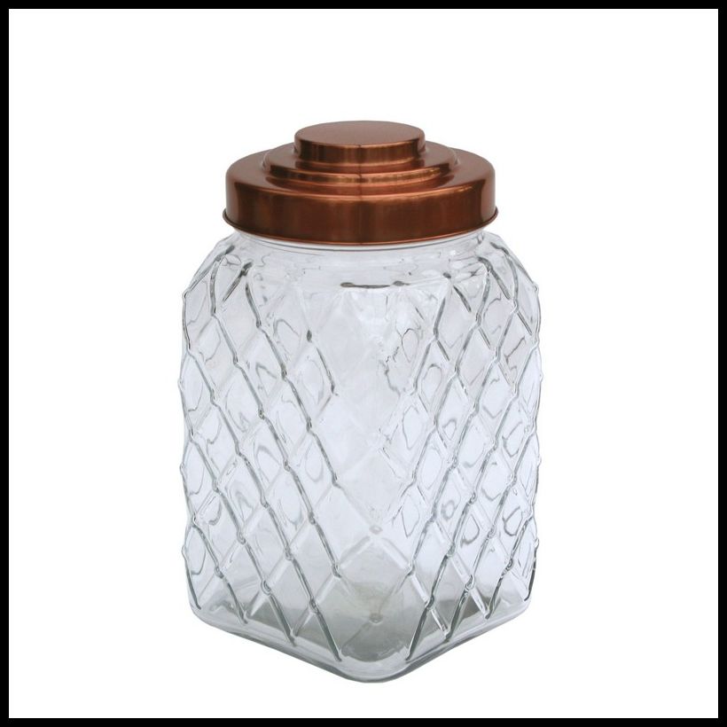 Glass Jar Twist Lid 5.19 Litres - Clear