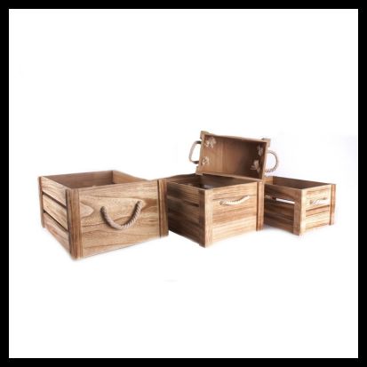 See more information about the 4 x Wood Crates - Natural