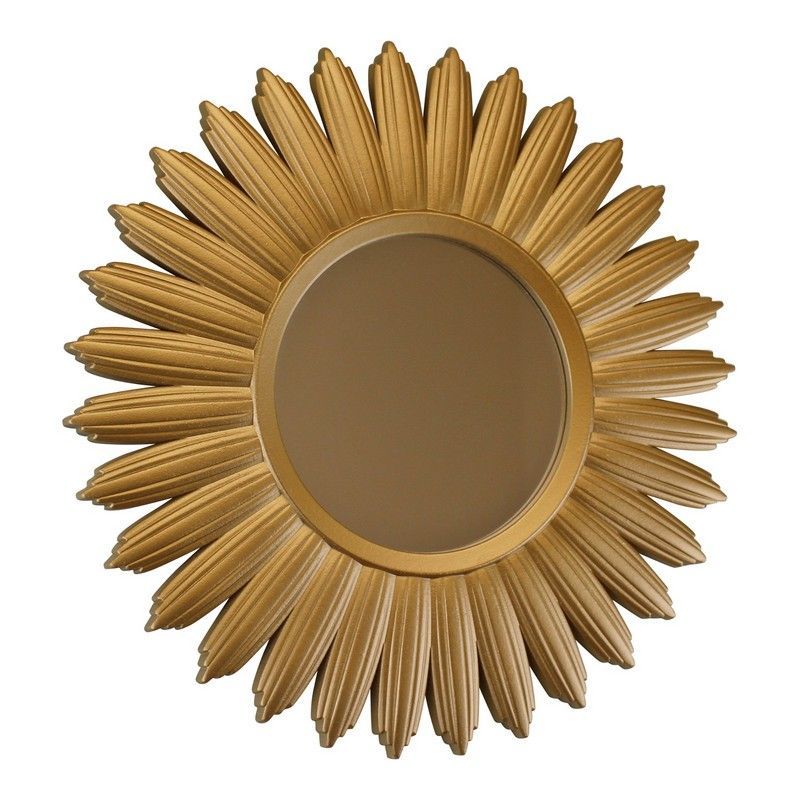 Deco Wall Mirror  Gold 40cm