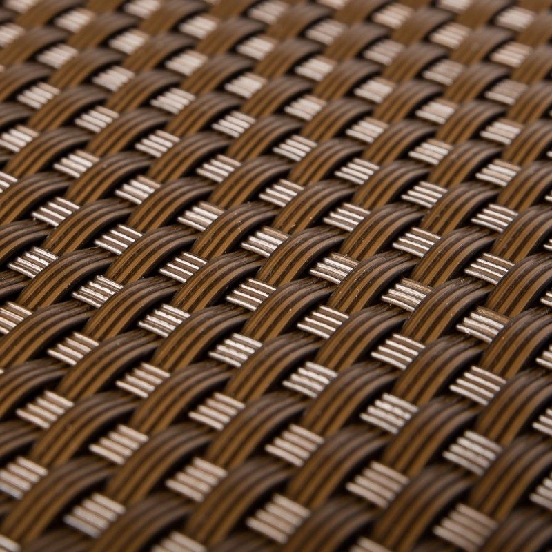 Artificial 1m Wide Brown Privacy Screening by Rattan Art