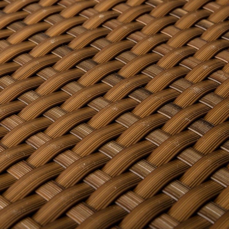 Artificial 1m Wide Brown Privacy Screening by Rattan Art