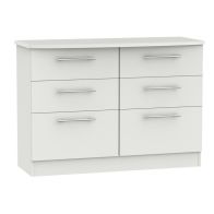 See more information about the Colby Large Chest of Drawers Light Grey 6 Drawers