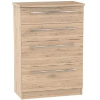 See more information about the Colby Tall Chest of Drawers Natural 4 Drawers