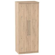 See more information about the Colby Tall Wardrobe Natural 2 Doors