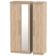 See more information about the Colby Tall Wardrobe Natural 3 Doors