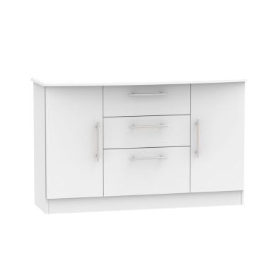 See more information about the Colby Large Cupboard Grey 2 Doors 3 Drawers
