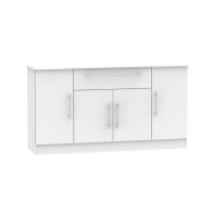 See more information about the Colby 1 Drawer 4 Door Wide Unit Light Grey