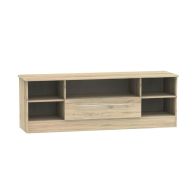 See more information about the Colby TV Unit Large Natural 5 Shelves 1 Drawer