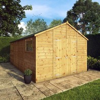 See more information about the Mercia Premier 10' x 17' 7" Apex Workshop - Premium Dip Treated Shiplap