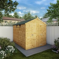 See more information about the Mercia 5' 8" x 7' 8" Apex Shed - Premium Pressure Treated Shiplap