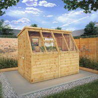 See more information about the Mercia 8' 2" x 6' 5" Pent Potting Shed - Classic 12mm Cladding Shiplap