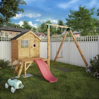 See more information about the Mercia Snug 13' x 7' 3" Apex Children's Playhouse - Premium Dip Treated Shiplap