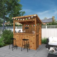 See more information about the Mercia 6' 5" x 4' 7" Pent Garden Bar - Premium Pressure Treated Tongue & Groove